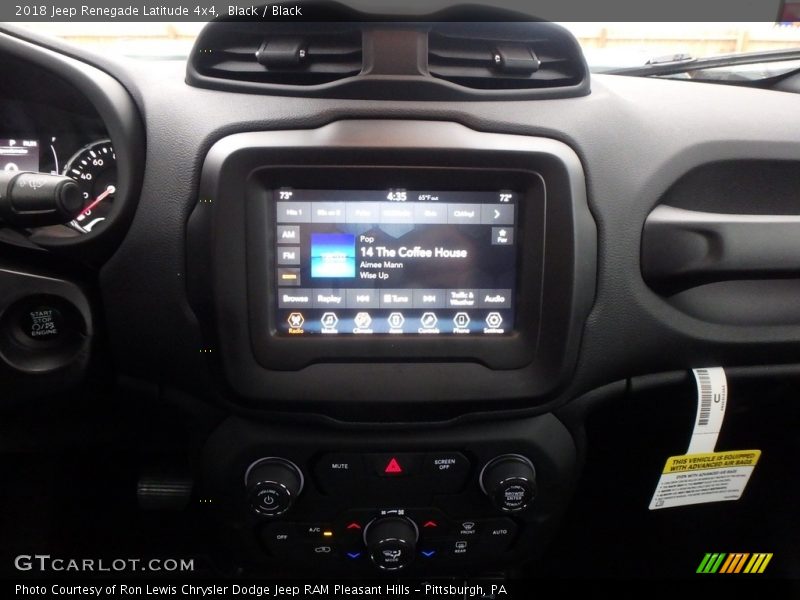 Black / Black 2018 Jeep Renegade Latitude 4x4