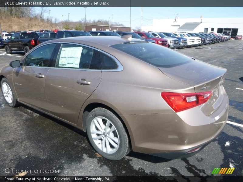 Sandy Ridge Metallic / Jet Black 2018 Chevrolet Malibu LT