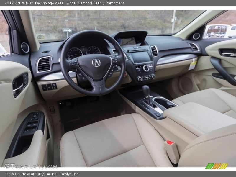 White Diamond Pearl / Parchment 2017 Acura RDX Technology AWD