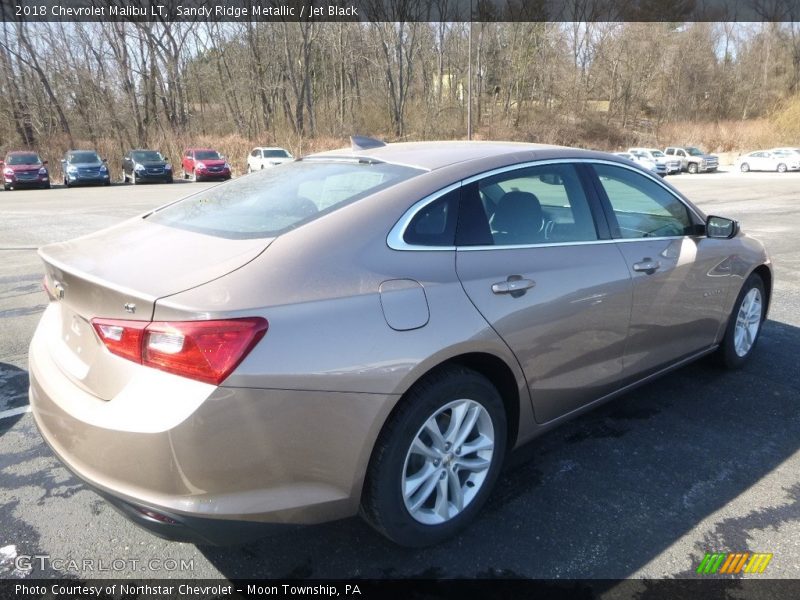 Sandy Ridge Metallic / Jet Black 2018 Chevrolet Malibu LT