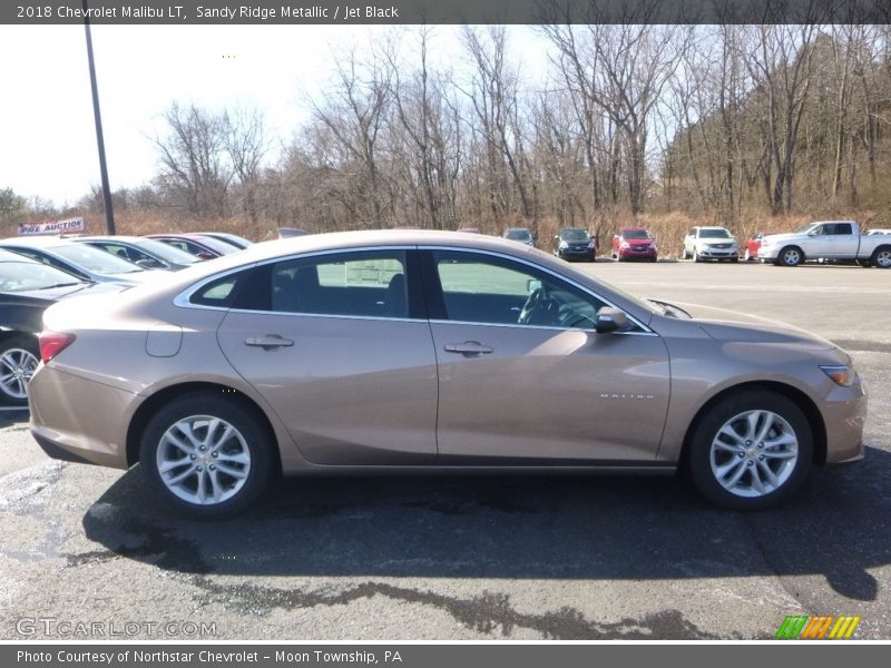 Sandy Ridge Metallic / Jet Black 2018 Chevrolet Malibu LT