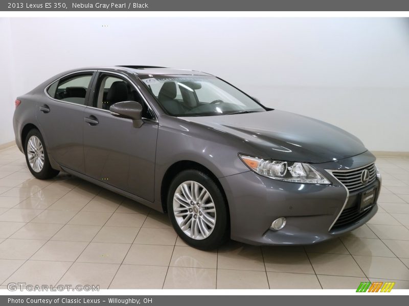 Nebula Gray Pearl / Black 2013 Lexus ES 350