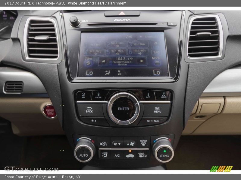 White Diamond Pearl / Parchment 2017 Acura RDX Technology AWD