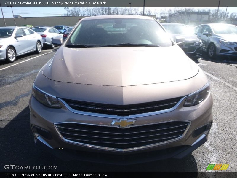 Sandy Ridge Metallic / Jet Black 2018 Chevrolet Malibu LT