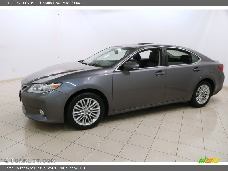 Nebula Gray Pearl / Black 2013 Lexus ES 350