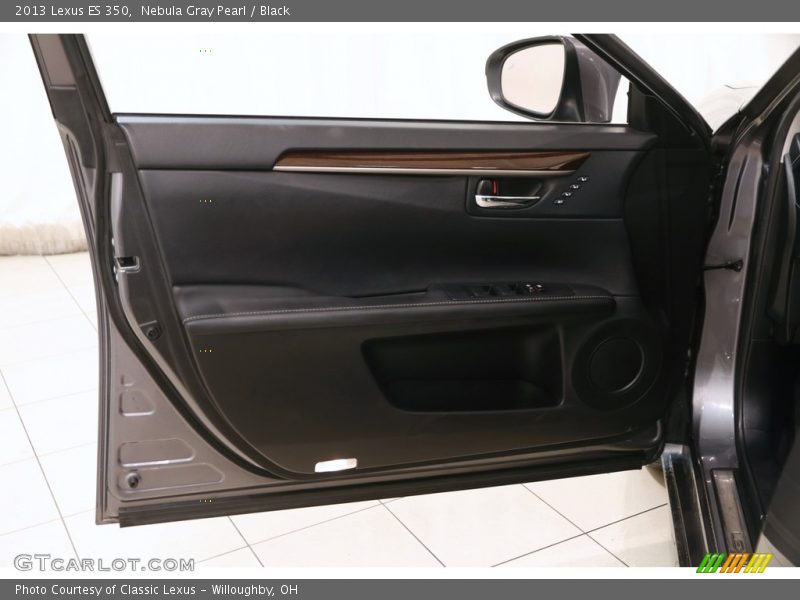 Nebula Gray Pearl / Black 2013 Lexus ES 350
