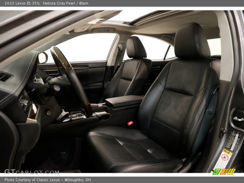 Nebula Gray Pearl / Black 2013 Lexus ES 350