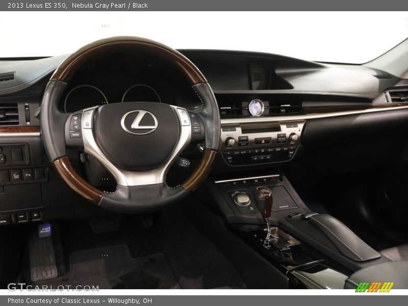 Nebula Gray Pearl / Black 2013 Lexus ES 350