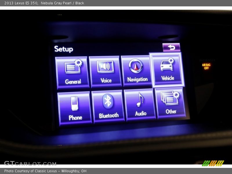 Nebula Gray Pearl / Black 2013 Lexus ES 350