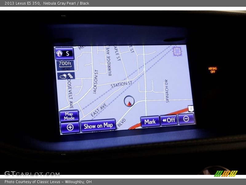 Nebula Gray Pearl / Black 2013 Lexus ES 350