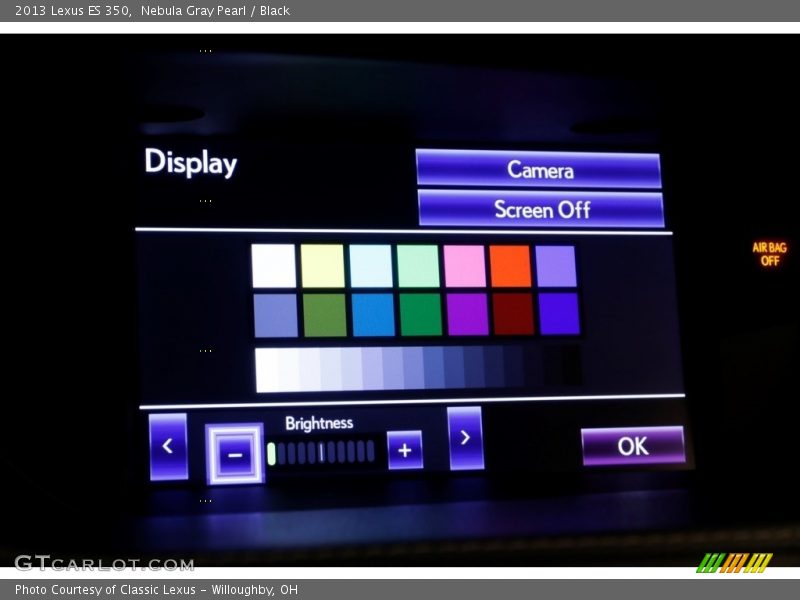 Nebula Gray Pearl / Black 2013 Lexus ES 350