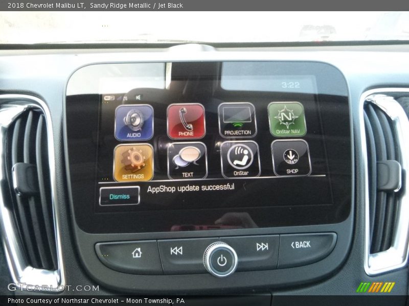Sandy Ridge Metallic / Jet Black 2018 Chevrolet Malibu LT