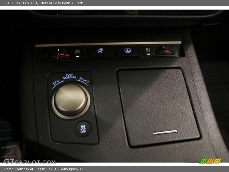 Nebula Gray Pearl / Black 2013 Lexus ES 350