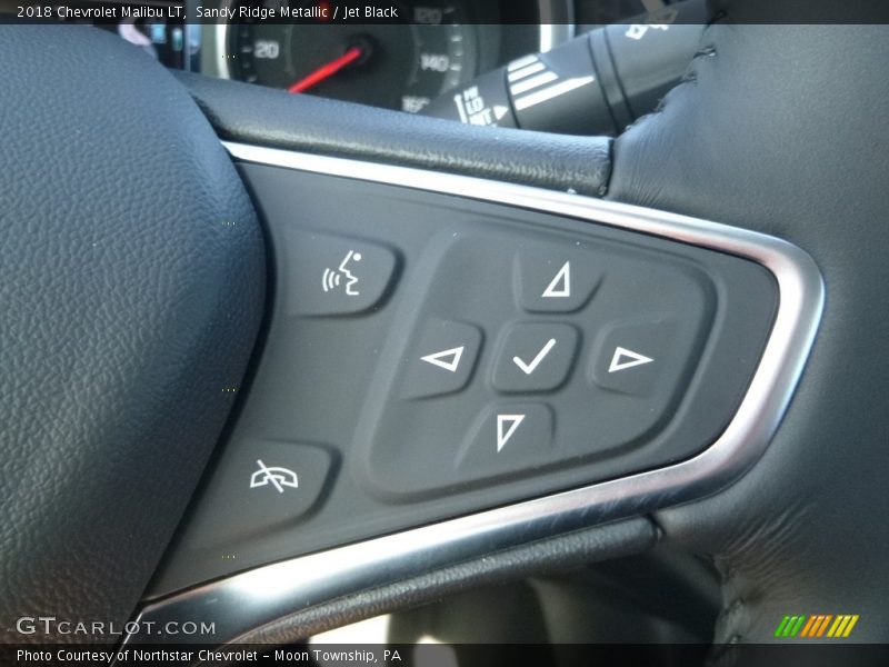 Sandy Ridge Metallic / Jet Black 2018 Chevrolet Malibu LT