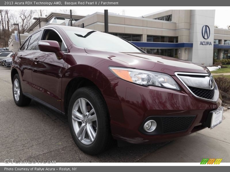 Basque Red Pearl II / Parchment 2013 Acura RDX Technology AWD