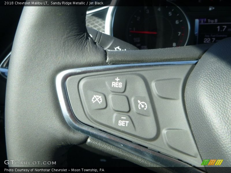 Sandy Ridge Metallic / Jet Black 2018 Chevrolet Malibu LT
