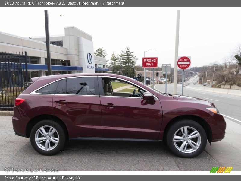 Basque Red Pearl II / Parchment 2013 Acura RDX Technology AWD