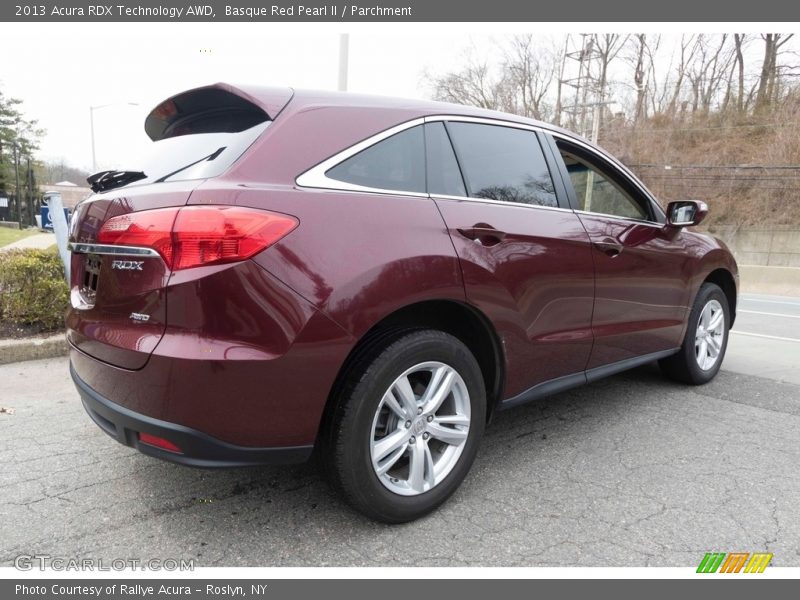 Basque Red Pearl II / Parchment 2013 Acura RDX Technology AWD