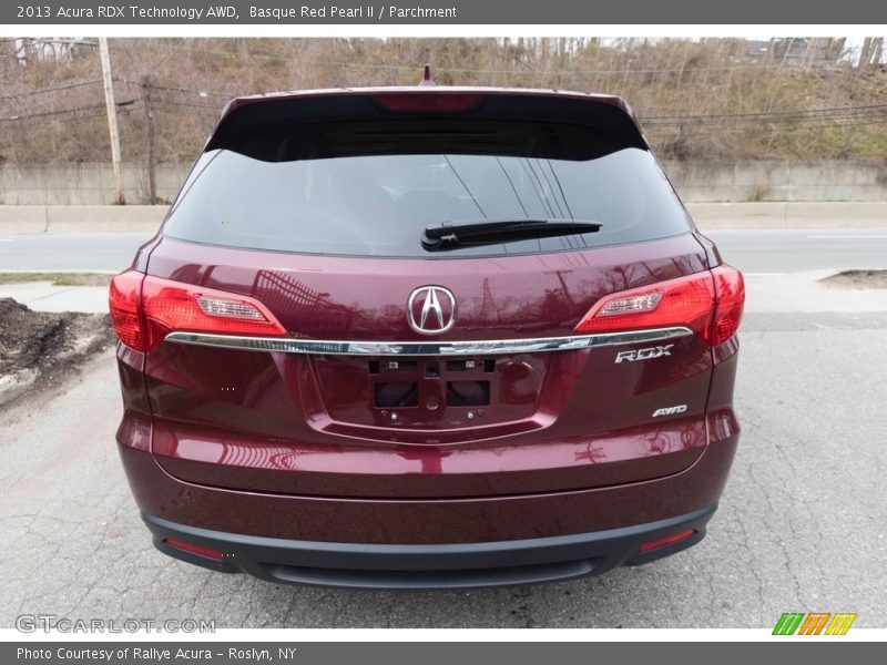 Basque Red Pearl II / Parchment 2013 Acura RDX Technology AWD