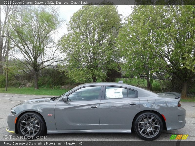 Destroyer Gray / Black 2018 Dodge Charger Daytona 392