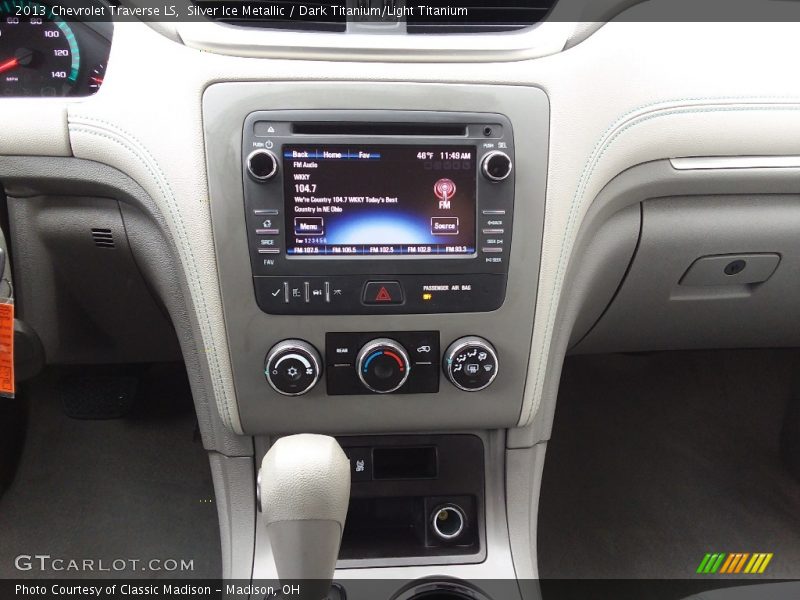 Silver Ice Metallic / Dark Titanium/Light Titanium 2013 Chevrolet Traverse LS
