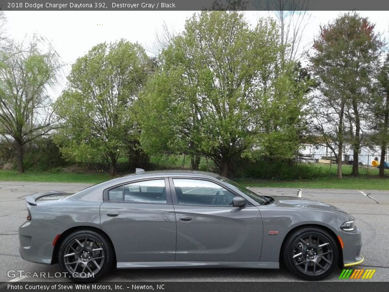 Destroyer Gray / Black 2018 Dodge Charger Daytona 392
