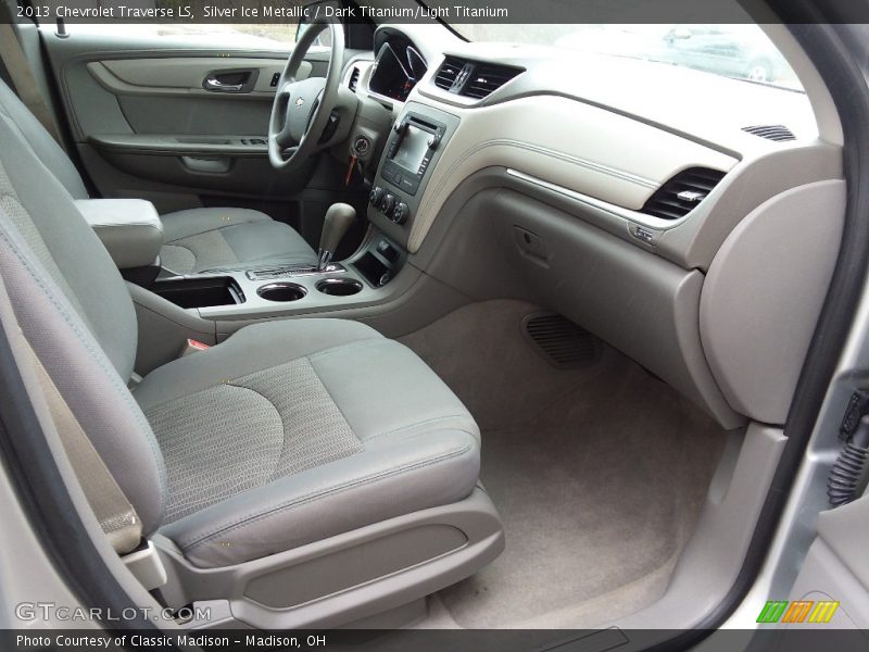Silver Ice Metallic / Dark Titanium/Light Titanium 2013 Chevrolet Traverse LS