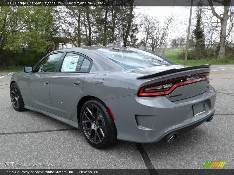Destroyer Gray / Black 2018 Dodge Charger Daytona 392