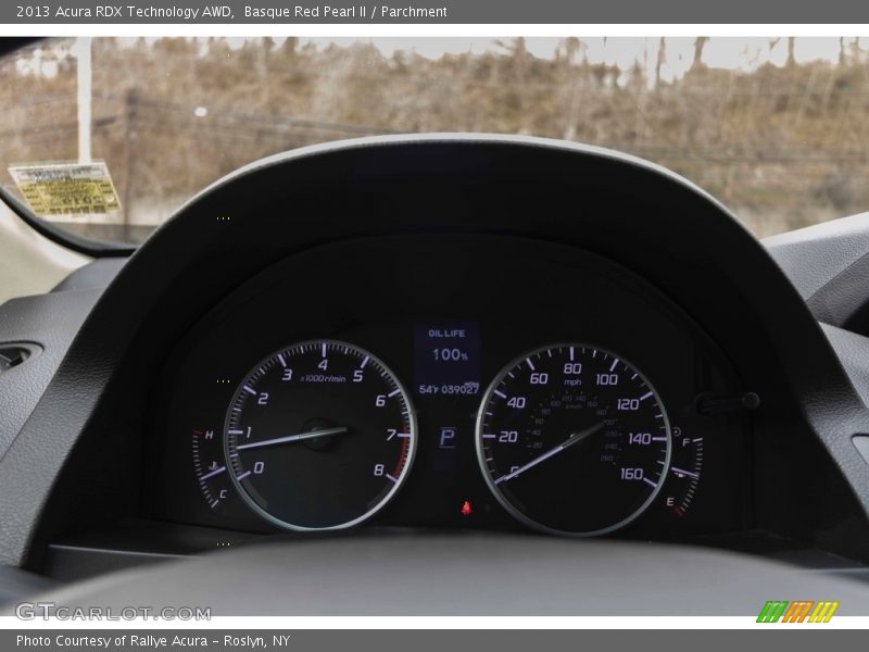 Basque Red Pearl II / Parchment 2013 Acura RDX Technology AWD