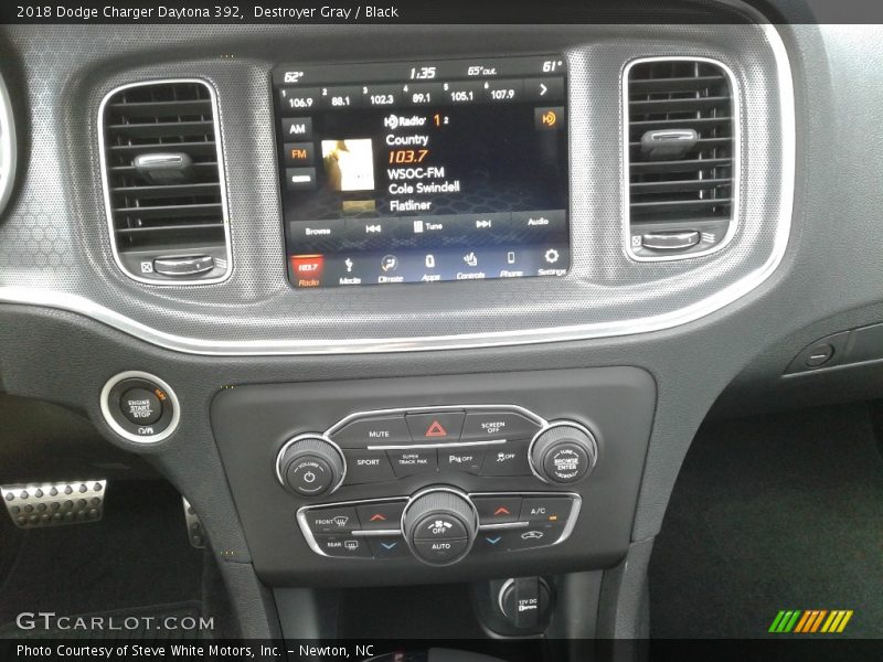 Destroyer Gray / Black 2018 Dodge Charger Daytona 392