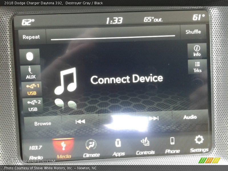 Destroyer Gray / Black 2018 Dodge Charger Daytona 392