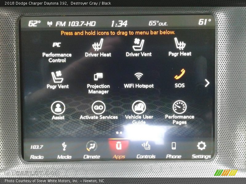 Destroyer Gray / Black 2018 Dodge Charger Daytona 392