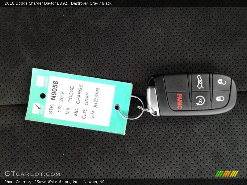 Destroyer Gray / Black 2018 Dodge Charger Daytona 392