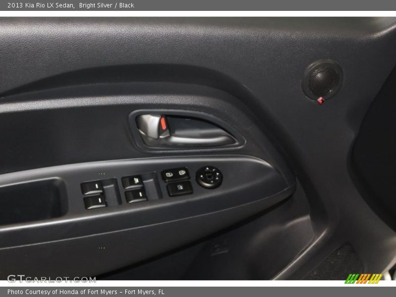 Bright Silver / Black 2013 Kia Rio LX Sedan