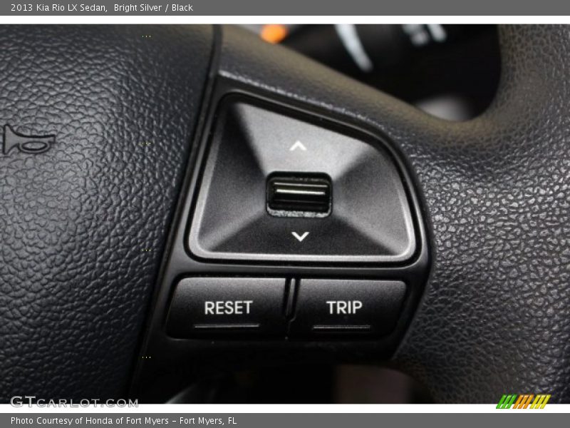 Bright Silver / Black 2013 Kia Rio LX Sedan