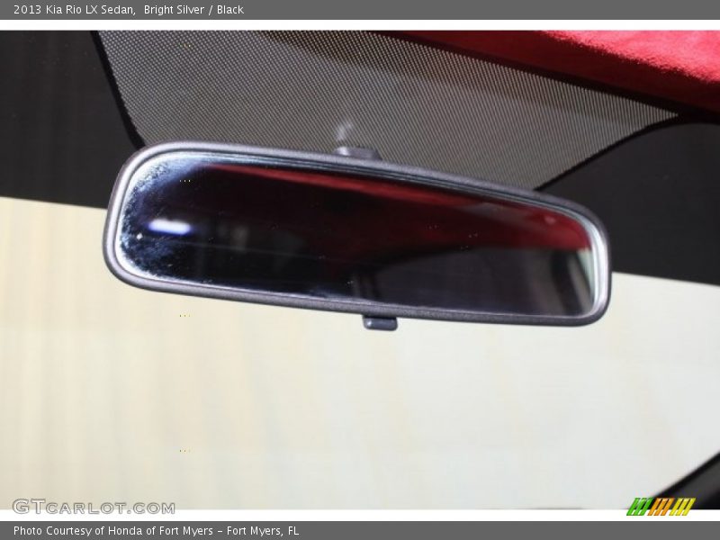 Bright Silver / Black 2013 Kia Rio LX Sedan