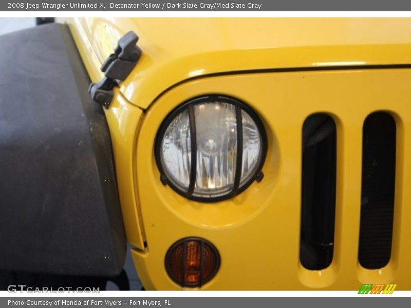 Detonator Yellow / Dark Slate Gray/Med Slate Gray 2008 Jeep Wrangler Unlimited X