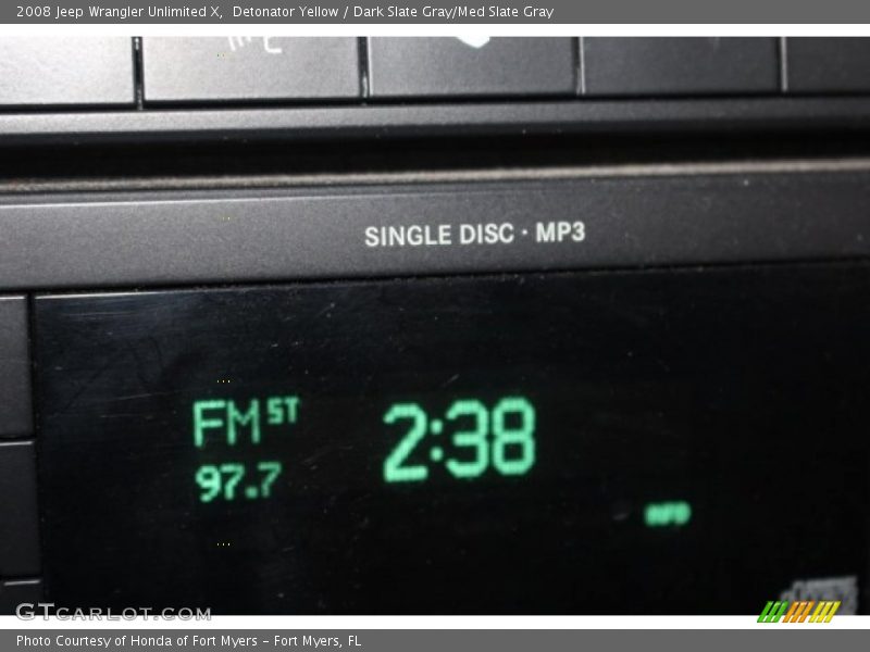 Detonator Yellow / Dark Slate Gray/Med Slate Gray 2008 Jeep Wrangler Unlimited X