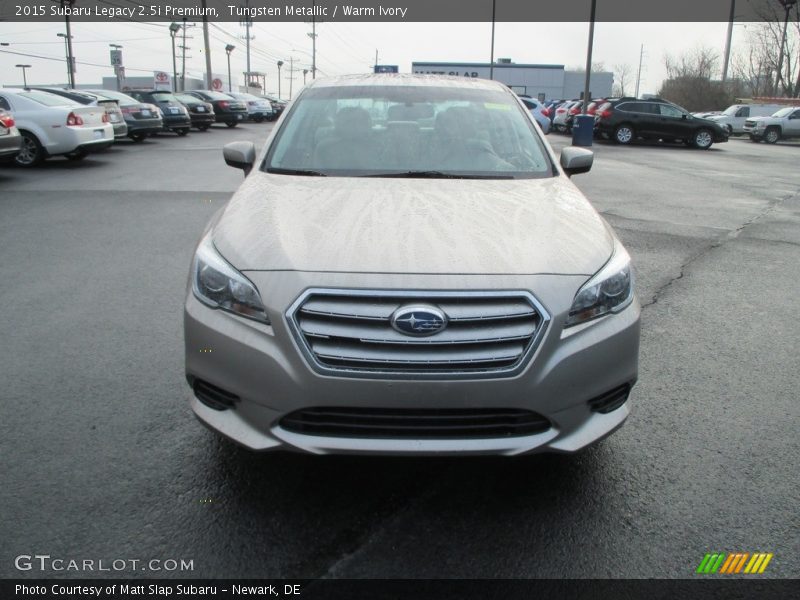 Tungsten Metallic / Warm Ivory 2015 Subaru Legacy 2.5i Premium