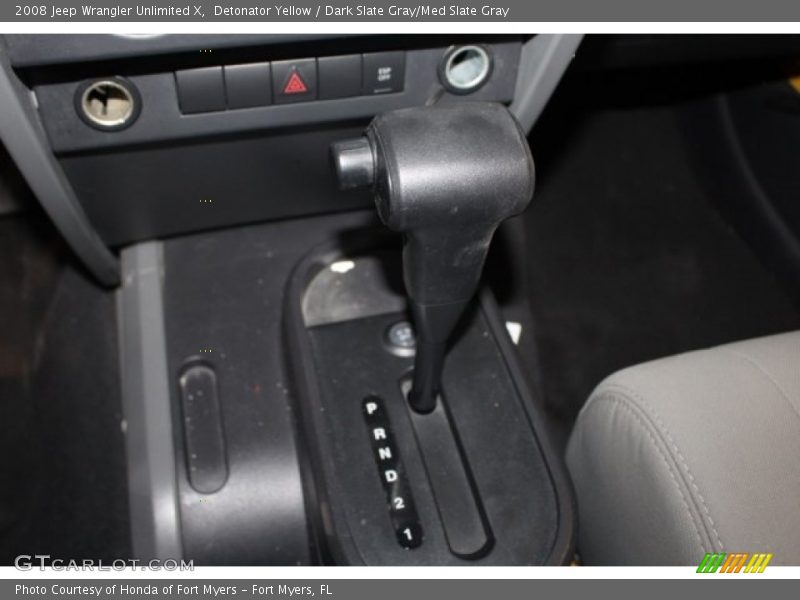 Detonator Yellow / Dark Slate Gray/Med Slate Gray 2008 Jeep Wrangler Unlimited X