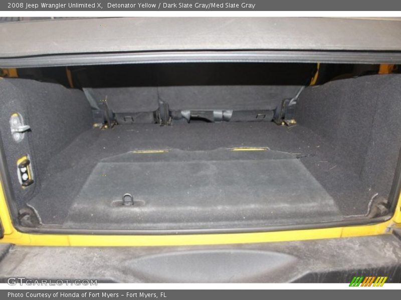 Detonator Yellow / Dark Slate Gray/Med Slate Gray 2008 Jeep Wrangler Unlimited X