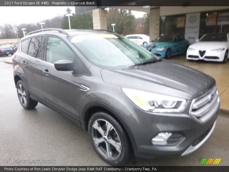 Magnetic / Charcoal Black 2017 Ford Escape SE 4WD