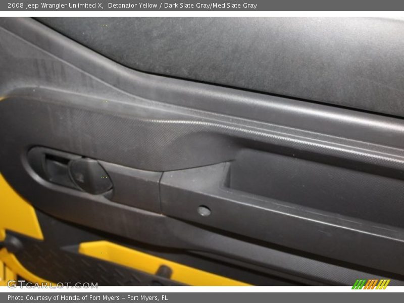 Detonator Yellow / Dark Slate Gray/Med Slate Gray 2008 Jeep Wrangler Unlimited X