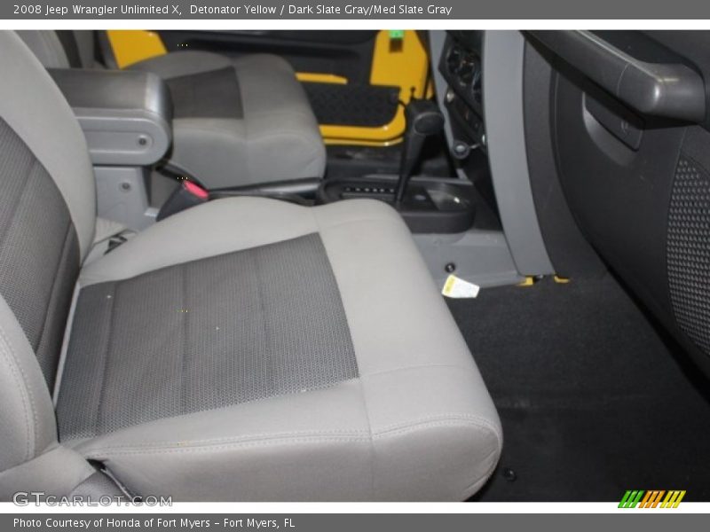 Detonator Yellow / Dark Slate Gray/Med Slate Gray 2008 Jeep Wrangler Unlimited X