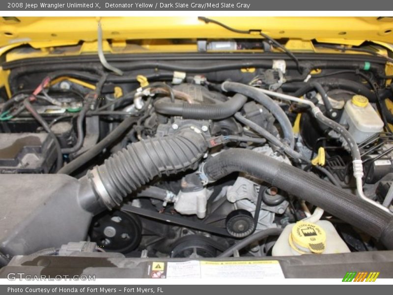 Detonator Yellow / Dark Slate Gray/Med Slate Gray 2008 Jeep Wrangler Unlimited X