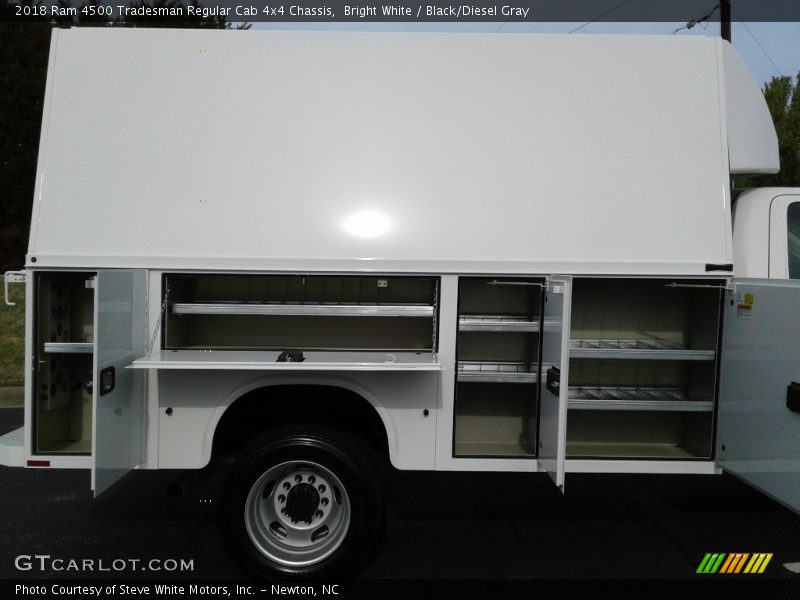 Bright White / Black/Diesel Gray 2018 Ram 4500 Tradesman Regular Cab 4x4 Chassis