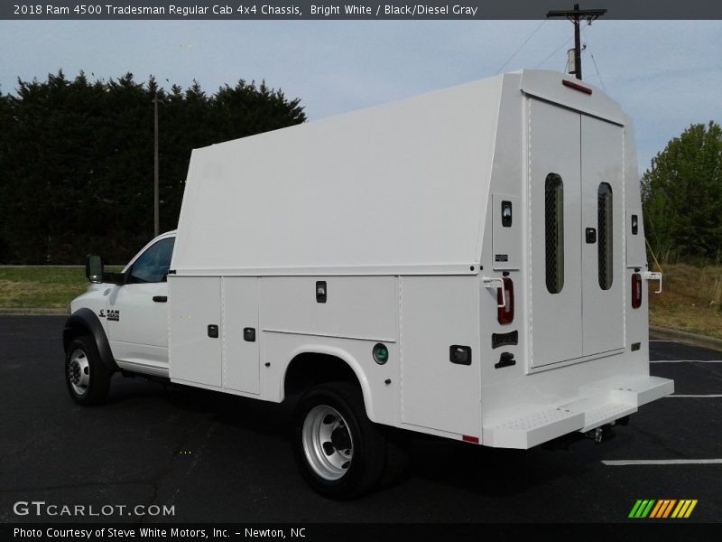 Bright White / Black/Diesel Gray 2018 Ram 4500 Tradesman Regular Cab 4x4 Chassis