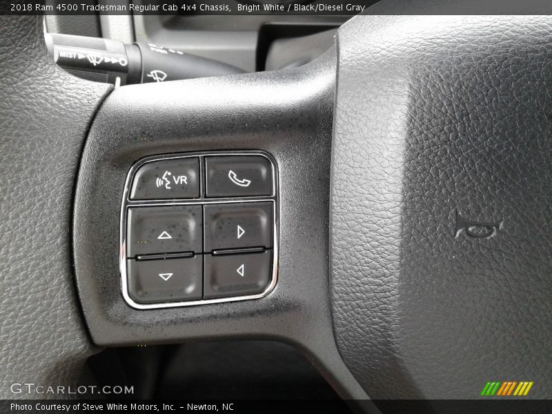 Bright White / Black/Diesel Gray 2018 Ram 4500 Tradesman Regular Cab 4x4 Chassis