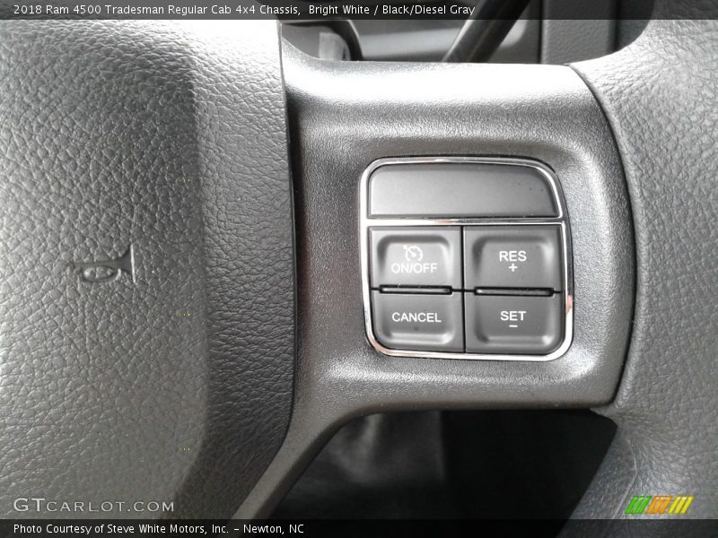Bright White / Black/Diesel Gray 2018 Ram 4500 Tradesman Regular Cab 4x4 Chassis