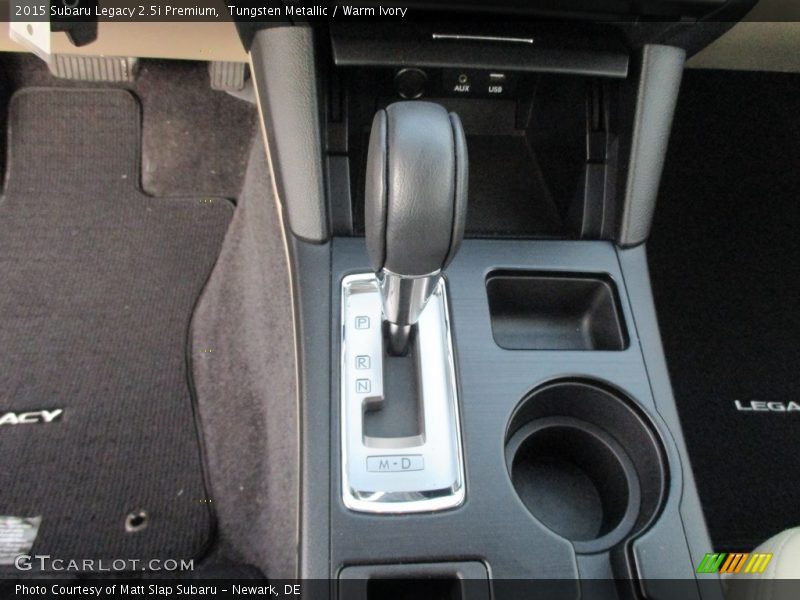 Tungsten Metallic / Warm Ivory 2015 Subaru Legacy 2.5i Premium